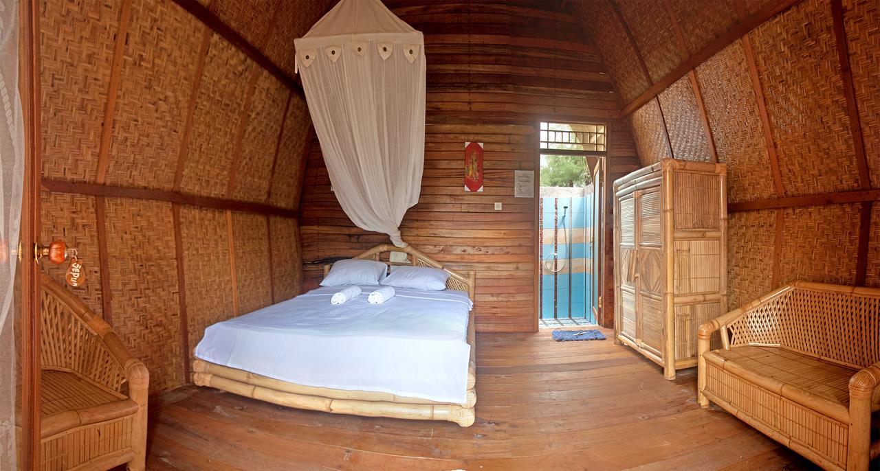 Jepun Bungalows Gili Meno Luaran gambar