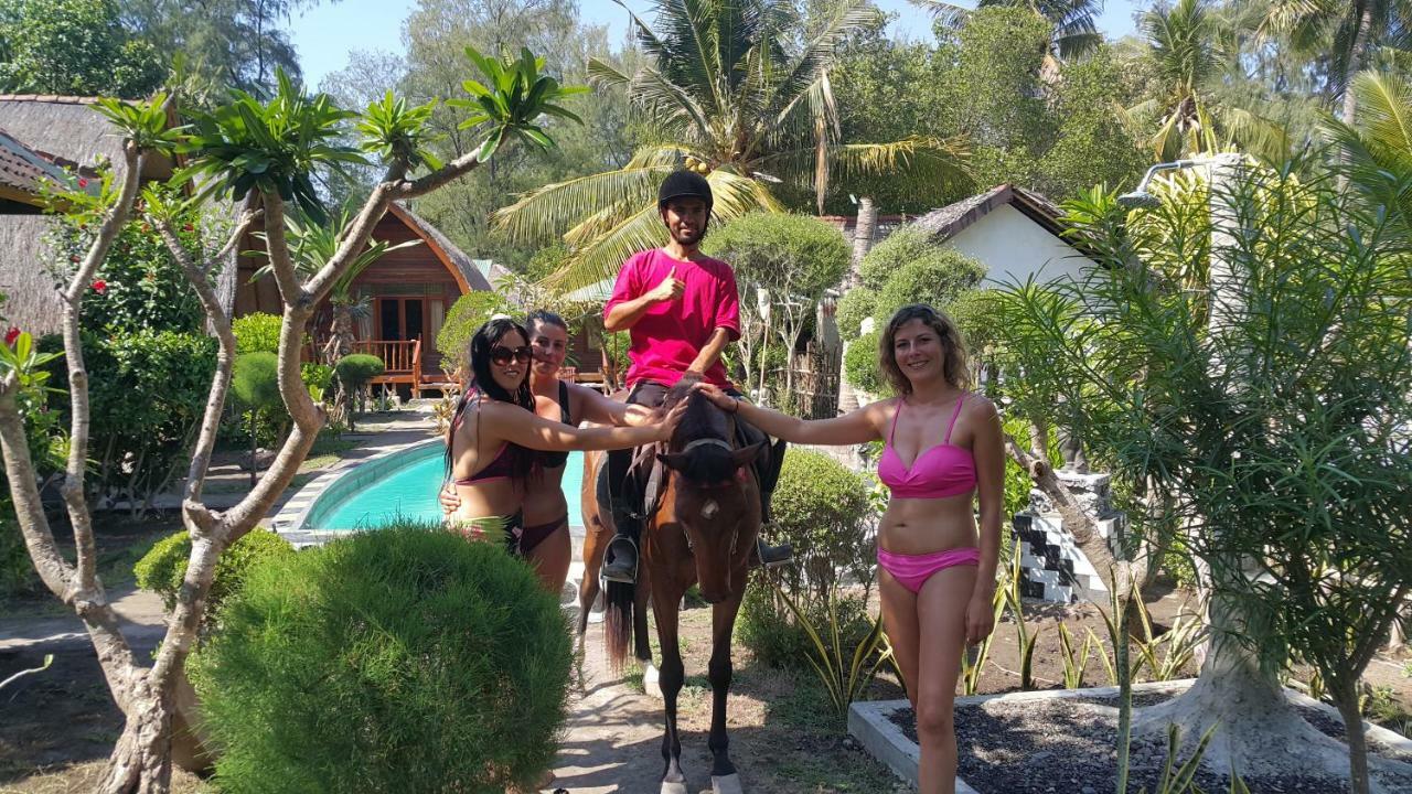 Jepun Bungalows Gili Meno Luaran gambar